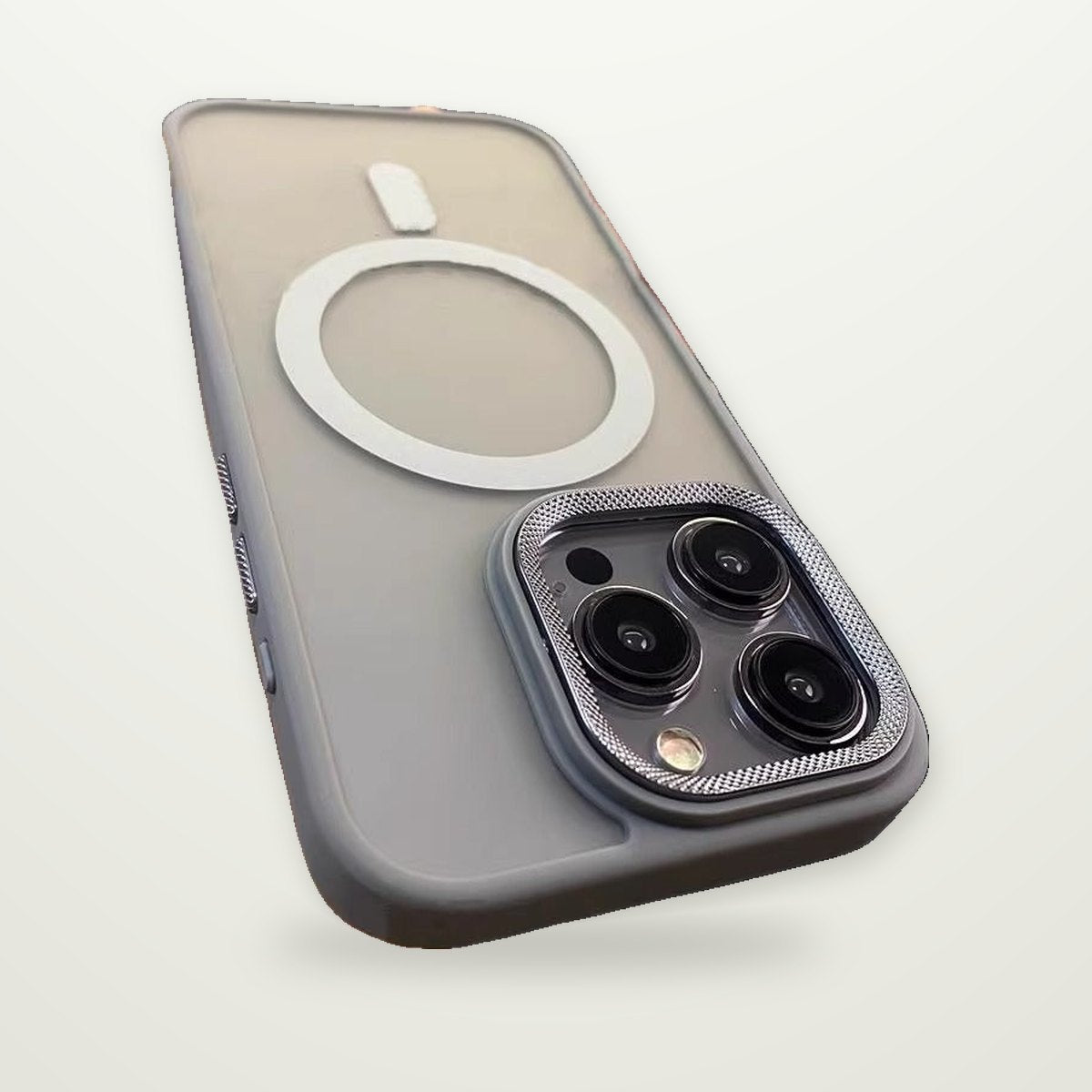 Frosted Clear MagSafe Case for iPhone 13–17