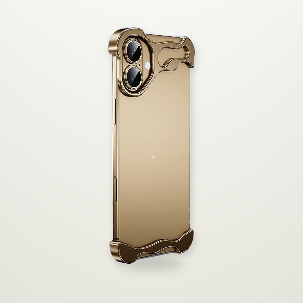 Zinc Alloy Metal Frame Case for iPhone 13–16