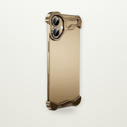 Zinc Alloy Metal Frame Case for iPhone 13–16