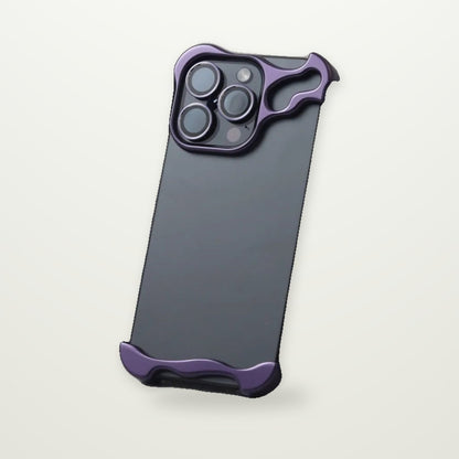 Zinc Alloy Metal Frame Case for iPhone 13–16