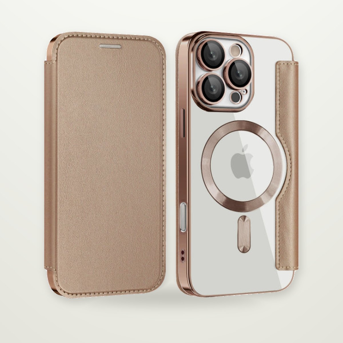 Clear Card Slot Case for iPhone 14–17 & Galaxy S24