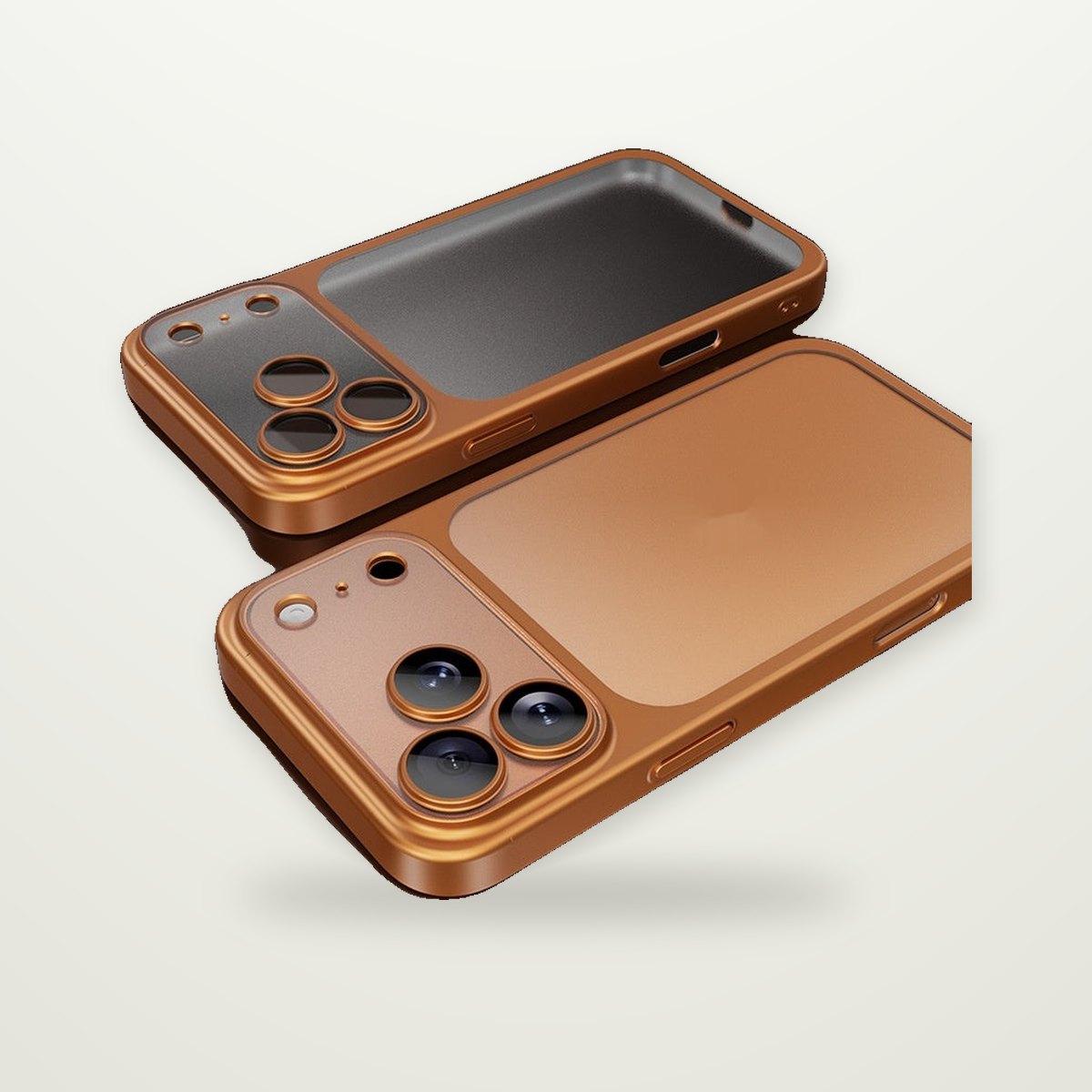 Frosted Electroplated Case for iPhone 13–17 & Air