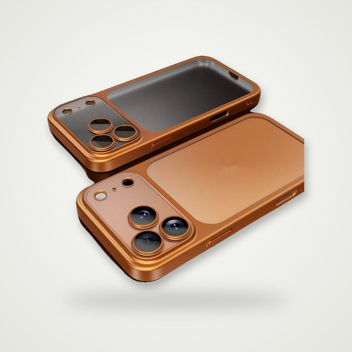 Frosted electroplated case for iPhone 13–17 & Air