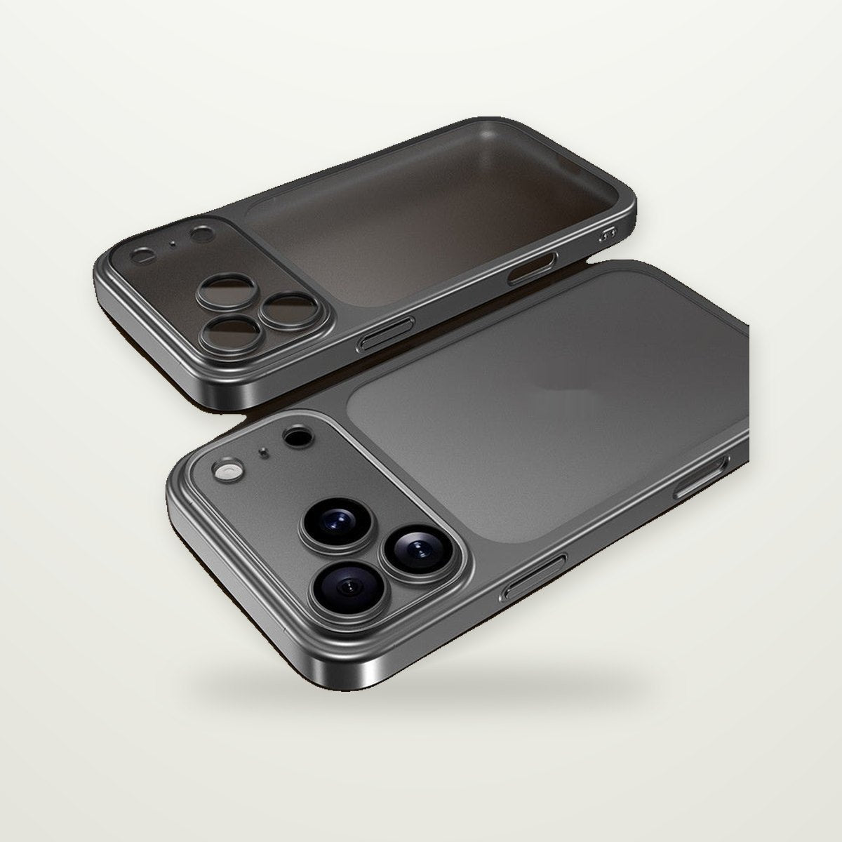 Frosted Electroplated Case for iPhone 13–17 & Air