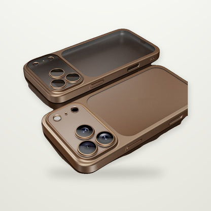 Frosted Electroplated Case for iPhone 13–17 & Air