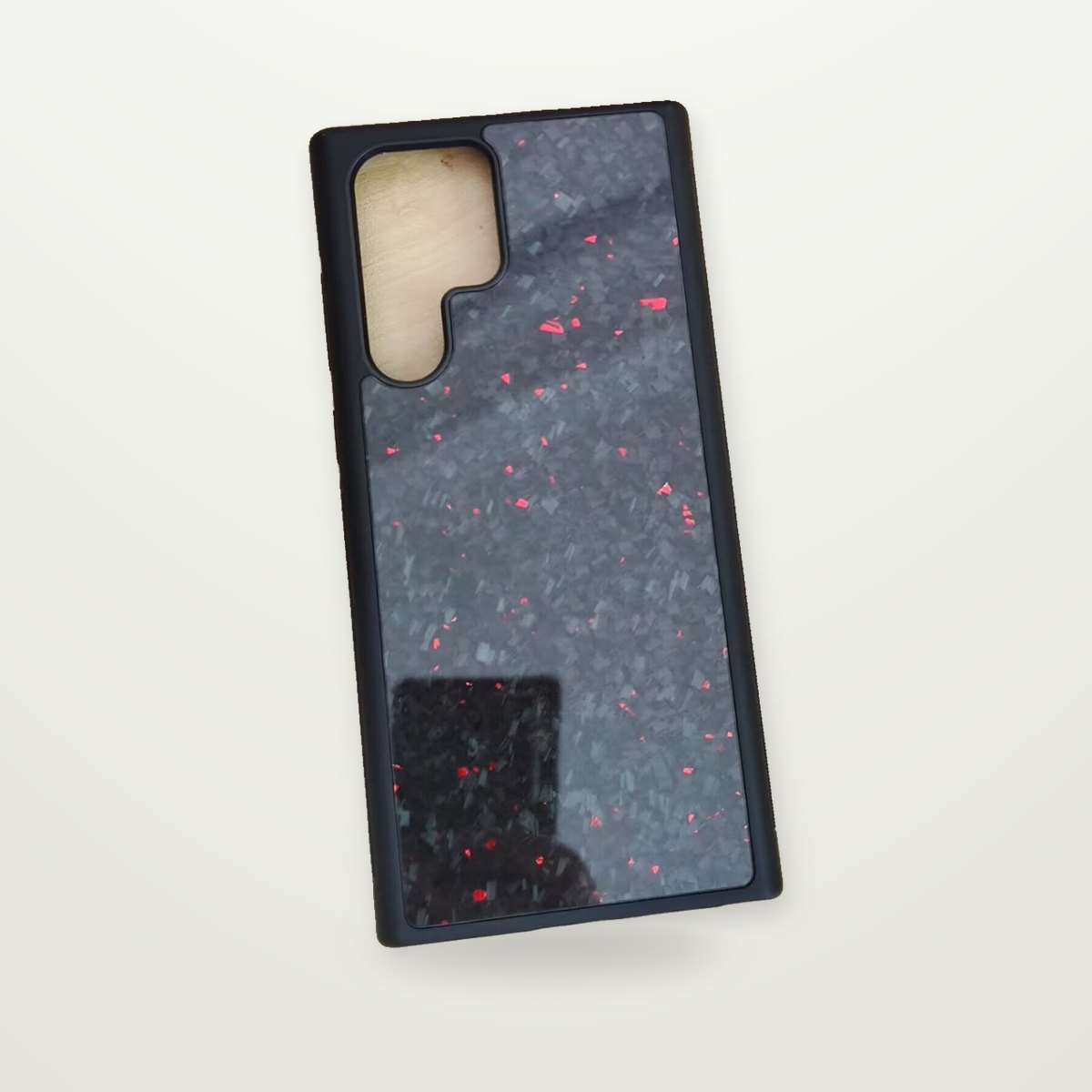 Carbon Fiber Silicone Case for Galaxy S24–S26