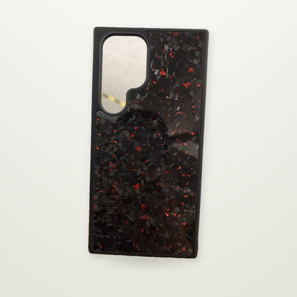 Carbon Fiber Silicone Case for Galaxy S24–S26