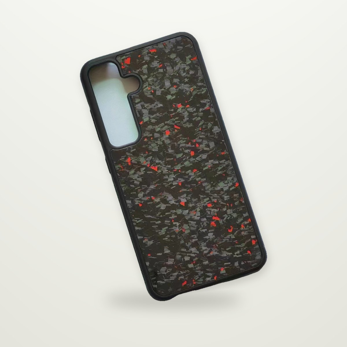 Carbon Fiber Silicone Case for Galaxy S24–S26