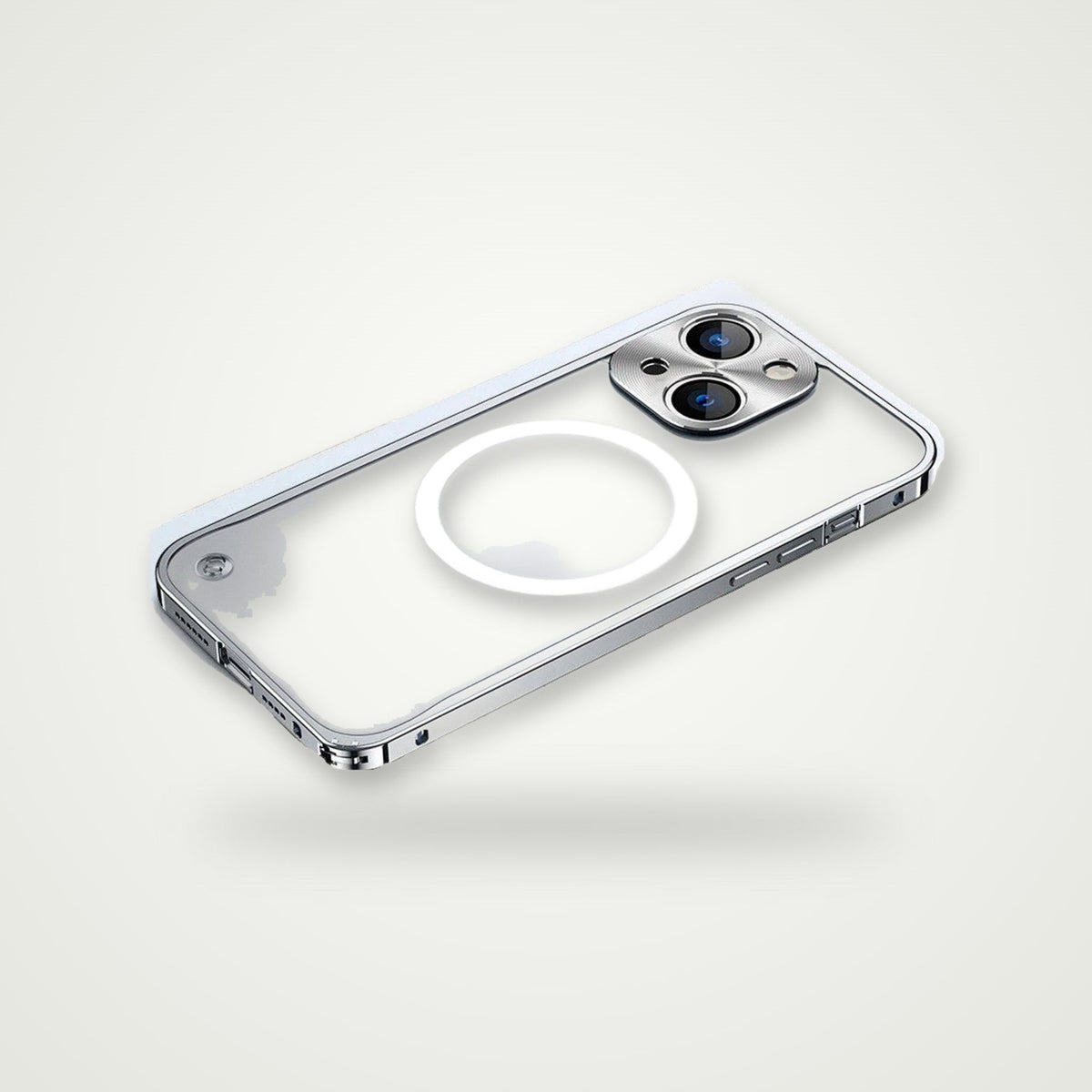 Aluminum frame frosted case for iPhone 13–17, view 2