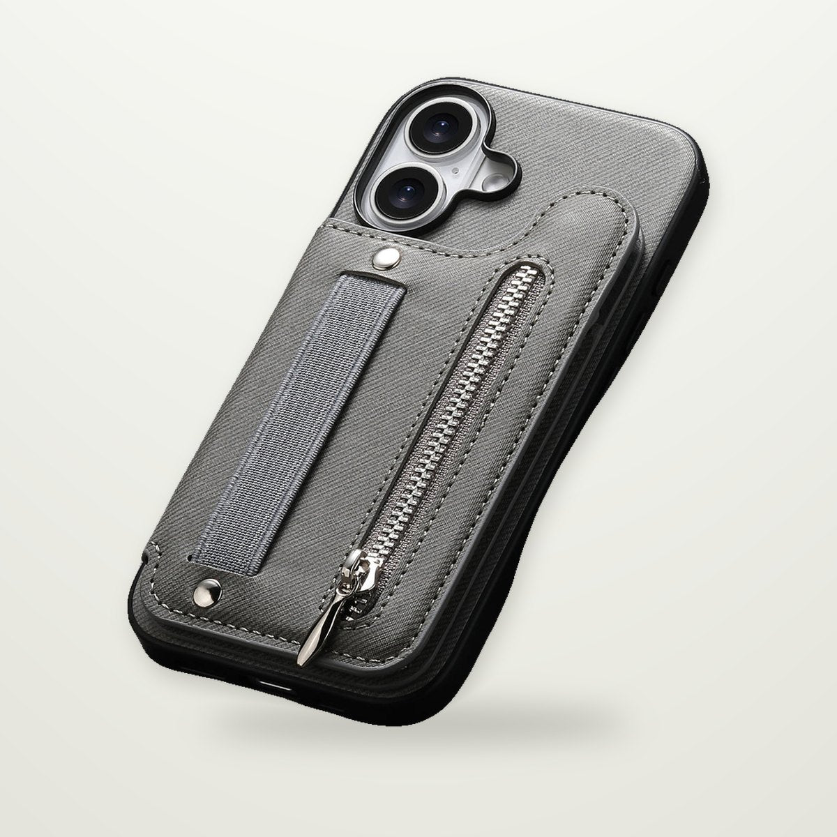 Zip Wallet Stand Case for iPhone 14–17 & Air