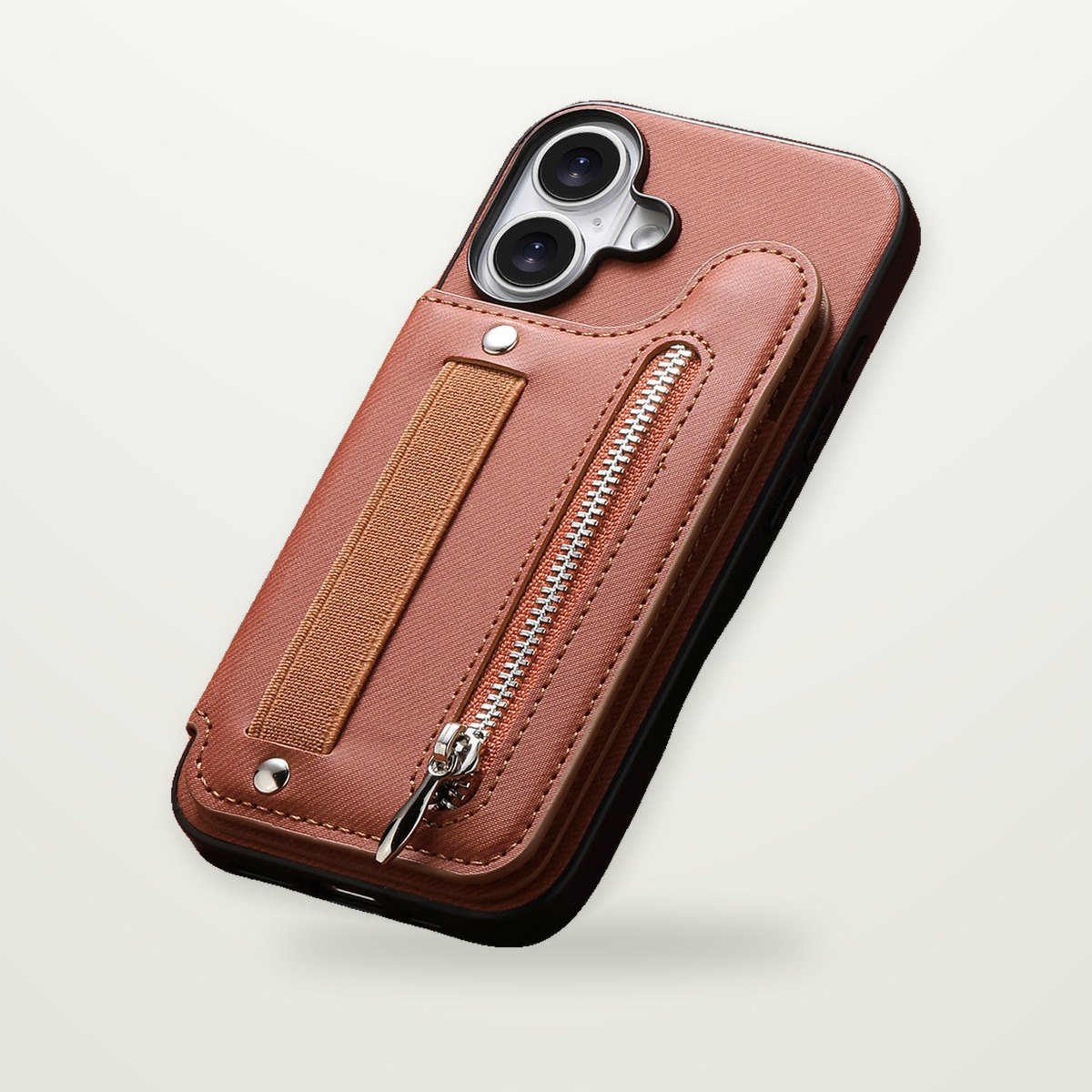 Zip Wallet Stand Case for iPhone 14–17 & Air