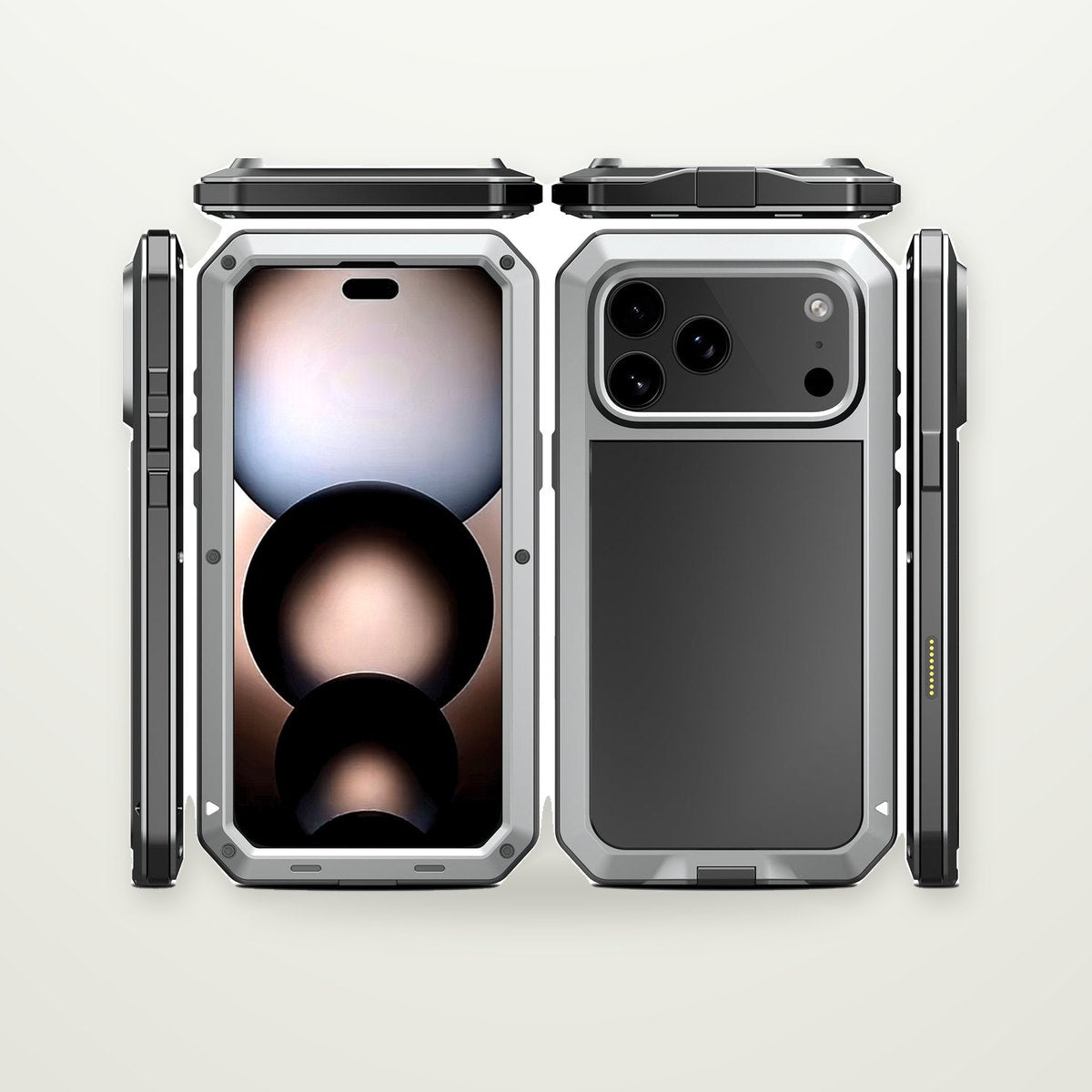 Tri-Proof Armor Case for iPhone 13–18 & Air
