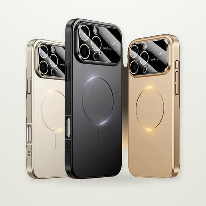 Open-Camera Frosted MagSafe Case for iPhone 15–17 & Air