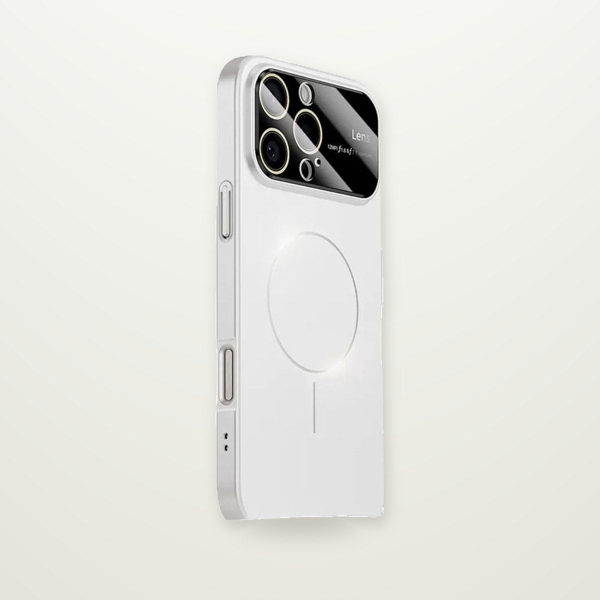 Open-Camera Frosted MagSafe Case for iPhone 15–17 & Air