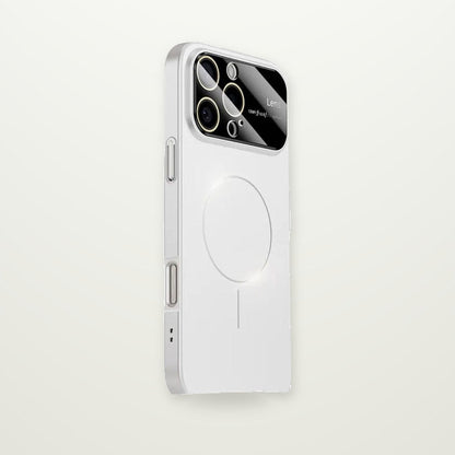 Open-Camera Frosted MagSafe Case for iPhone 15–17 & Air