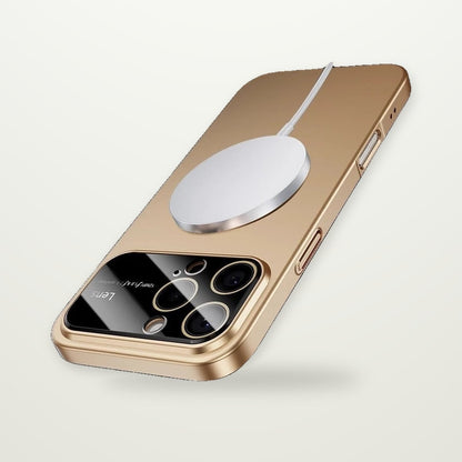 Open-Camera Frosted MagSafe Case for iPhone 15–17 & Air