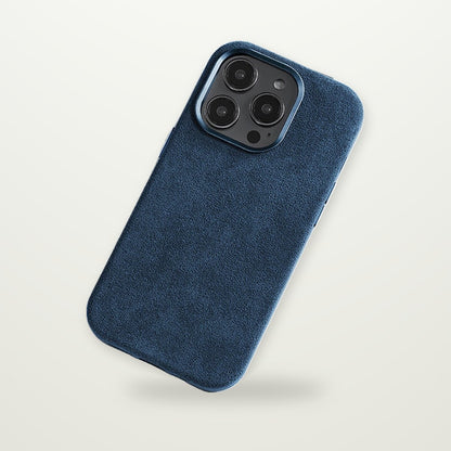 Suede-Touch Case for iPhone 13–17 & Air
