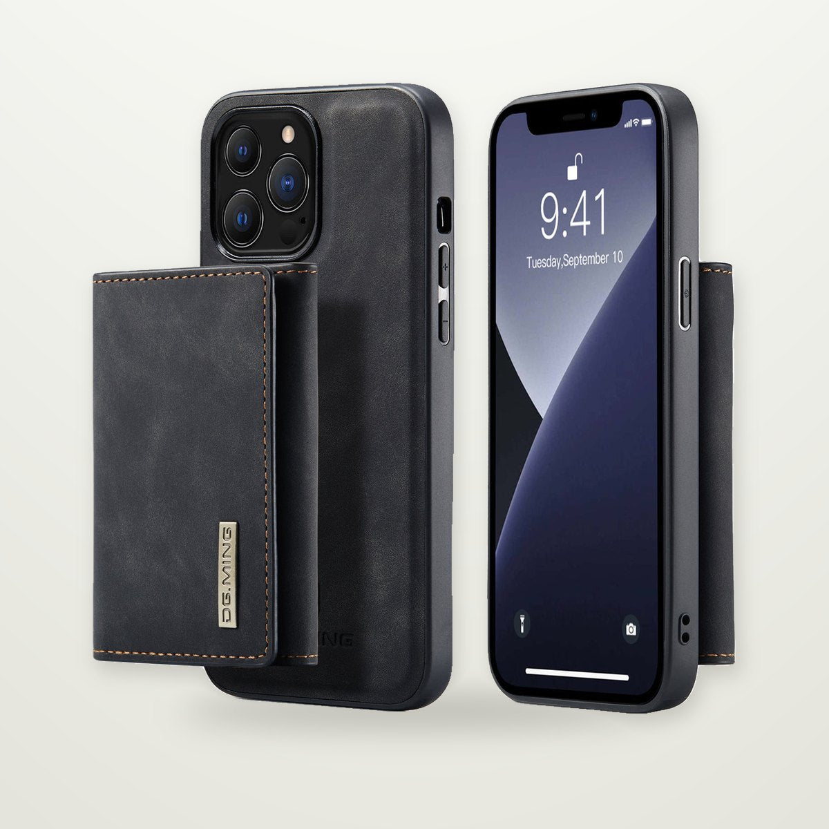 2-in-1 Detachable Wallet Case for iPhone 13–17 & Air