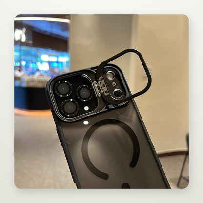 Metal Lens Ring Case for iPhone 13–17 & Air