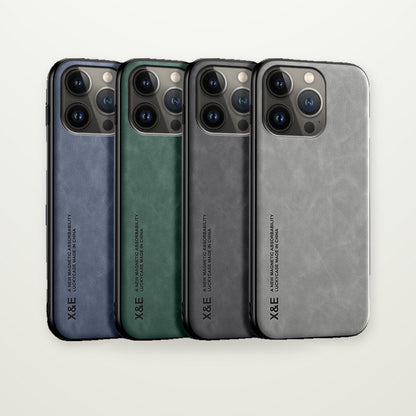 Premium Leather Magnetic Case for iPhone 13–17 & Air