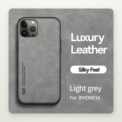 Premium Leather Magnetic Case for iPhone 13–17 & Air