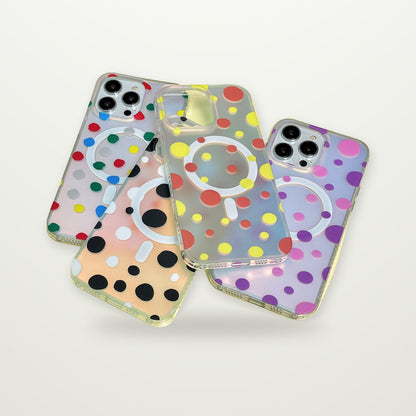 Wave Dot Magnetic Case for iPhone 13–15