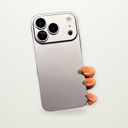 Ultra-Thin Frosted Case with Camera Cover for iPhone 16–17