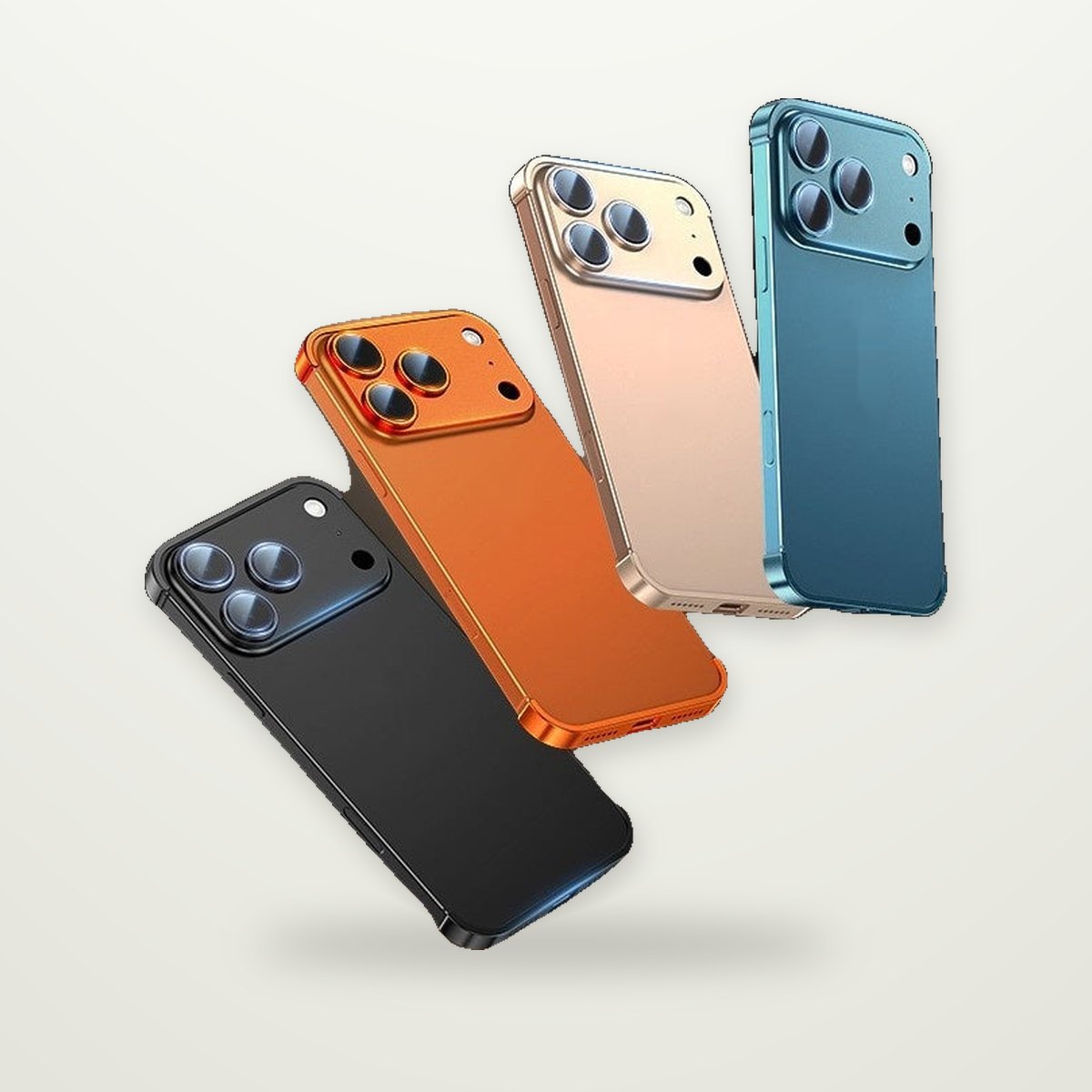 Ultra-Thin Metal Corner Guard for iPhone 16–17 & Air