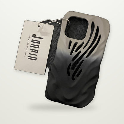 Titanium Gray Vented Case for iPhone 13–15
