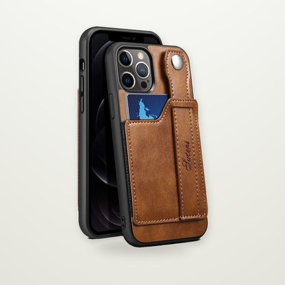 Card & Finger Ring Case for iPhone 13–15