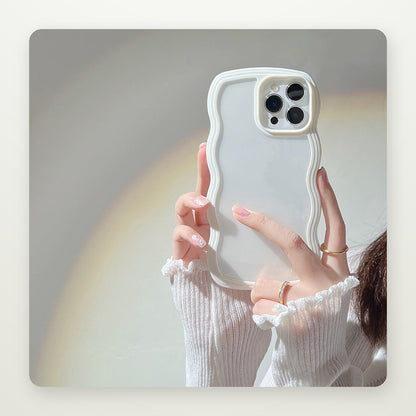 Wave Border Soft Case for iPhone 14–16