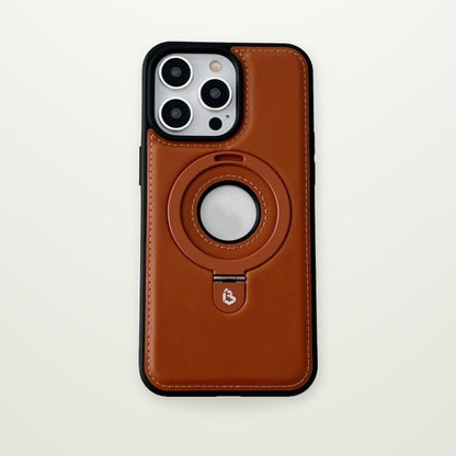 Leather Stand MagSafe Case for iPhone 13–16