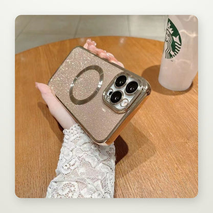 Plated Clear Magnetic Case for iPhone 13–16