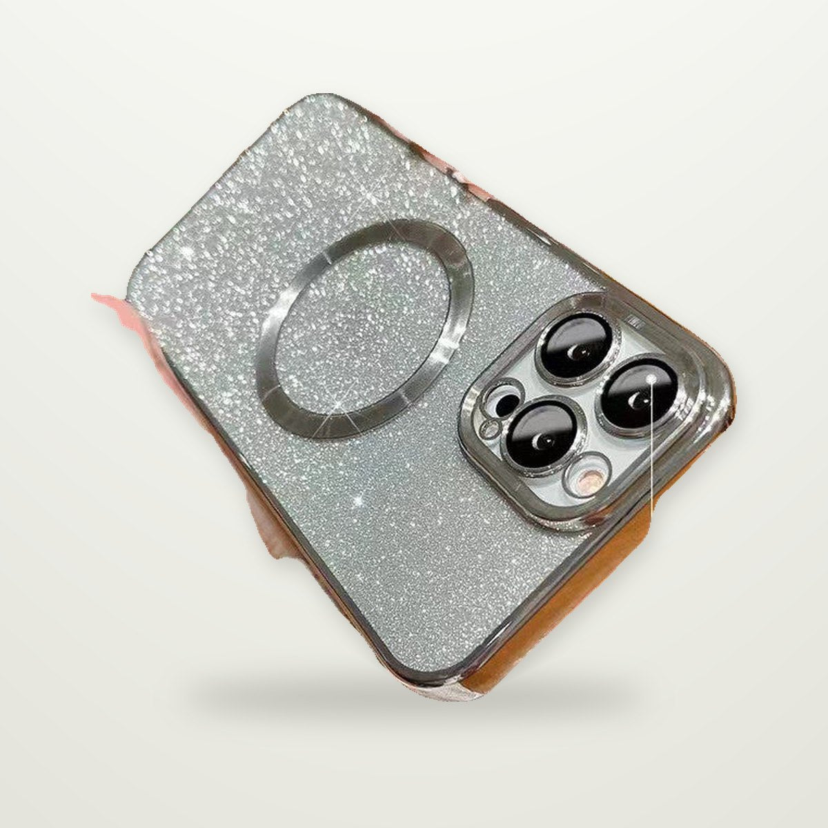 Plated Clear Magnetic Case for iPhone 13–16