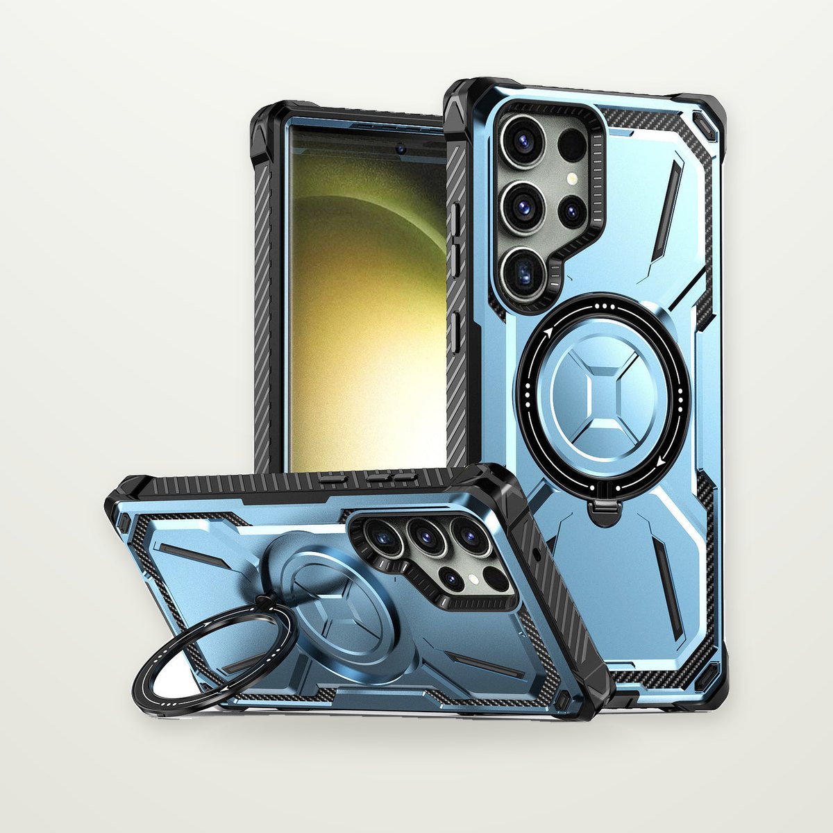 Magnetic Ring Drop-Guard Case for Galaxy S24