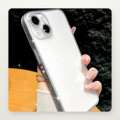 Tempered Glass Clear Case for iPhone 13–16