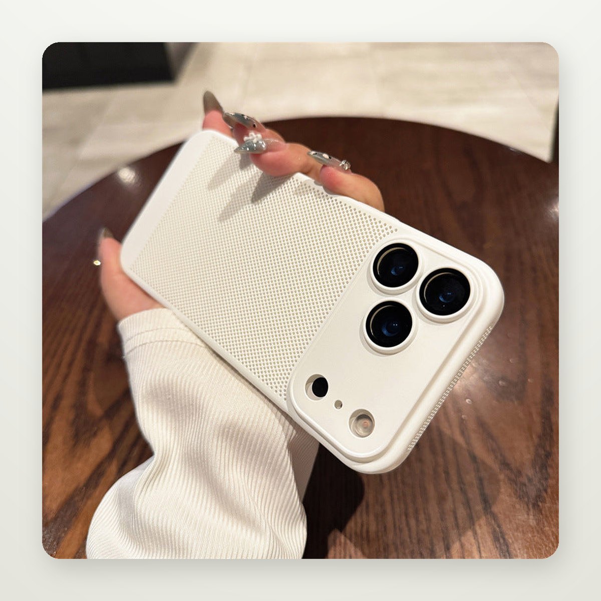 Breathable Mesh Case with Lens Guard for iPhone 17 & Air