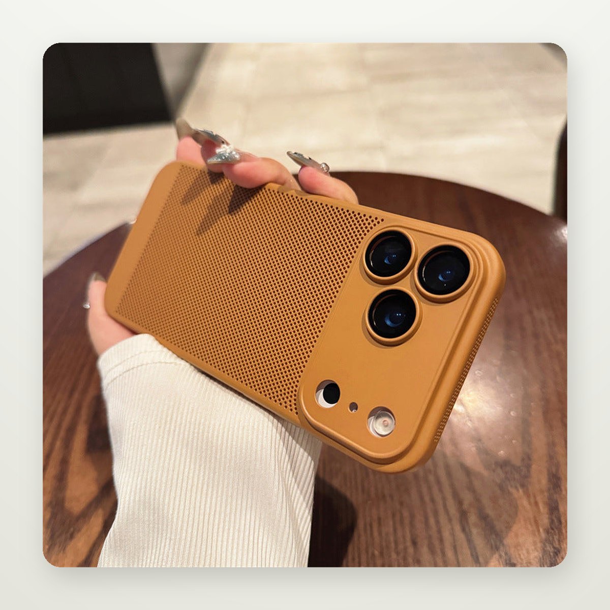 Breathable Mesh Case with Lens Guard for iPhone 17 & Air