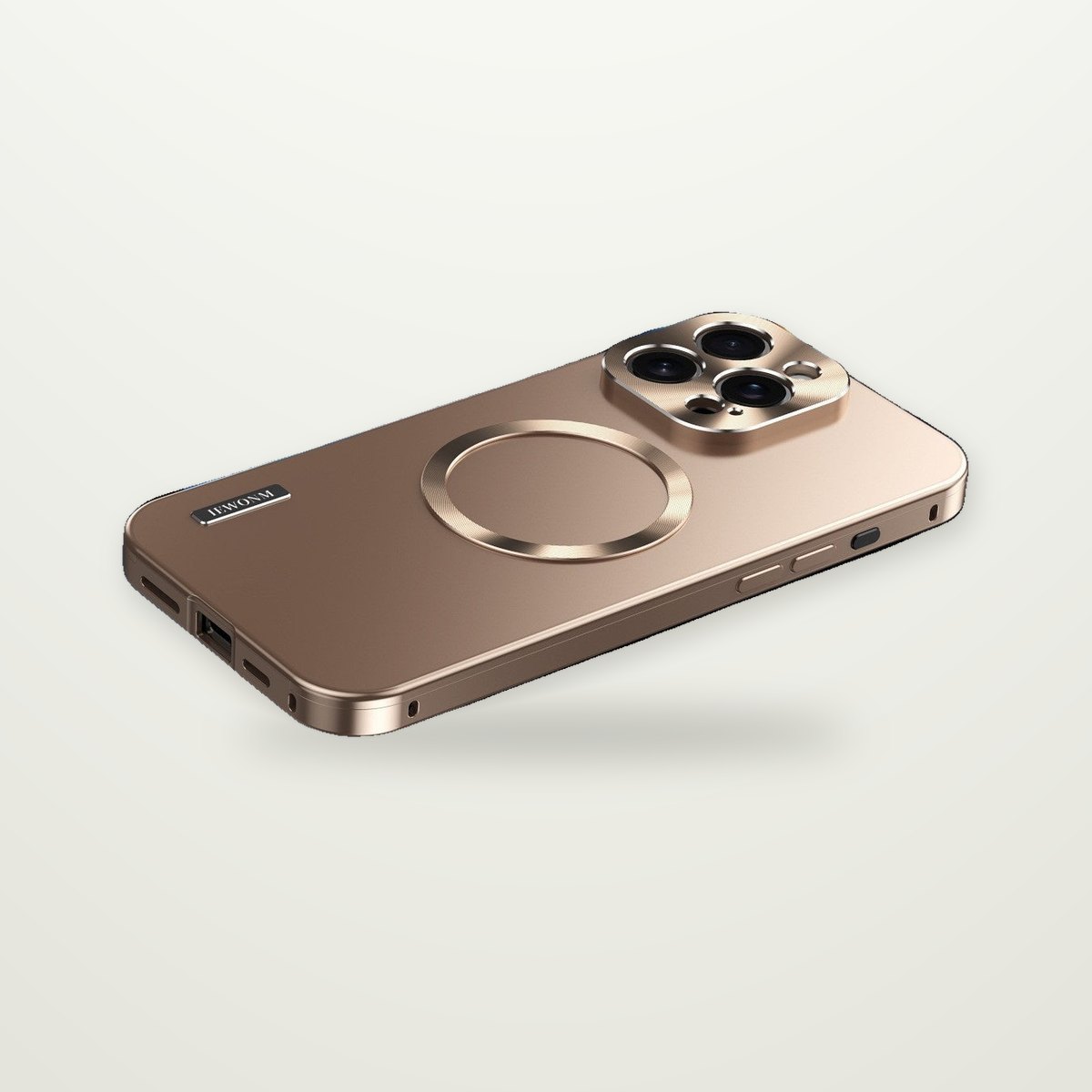 Plated Metal MagSafe Case for iPhone 14–18