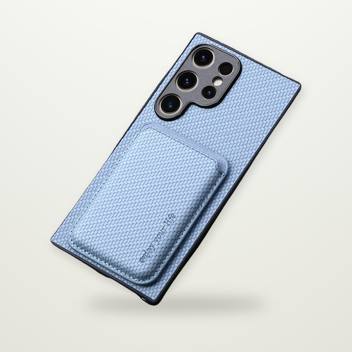 Leather Card Holder Magnetic Case for Galaxy S25–S26