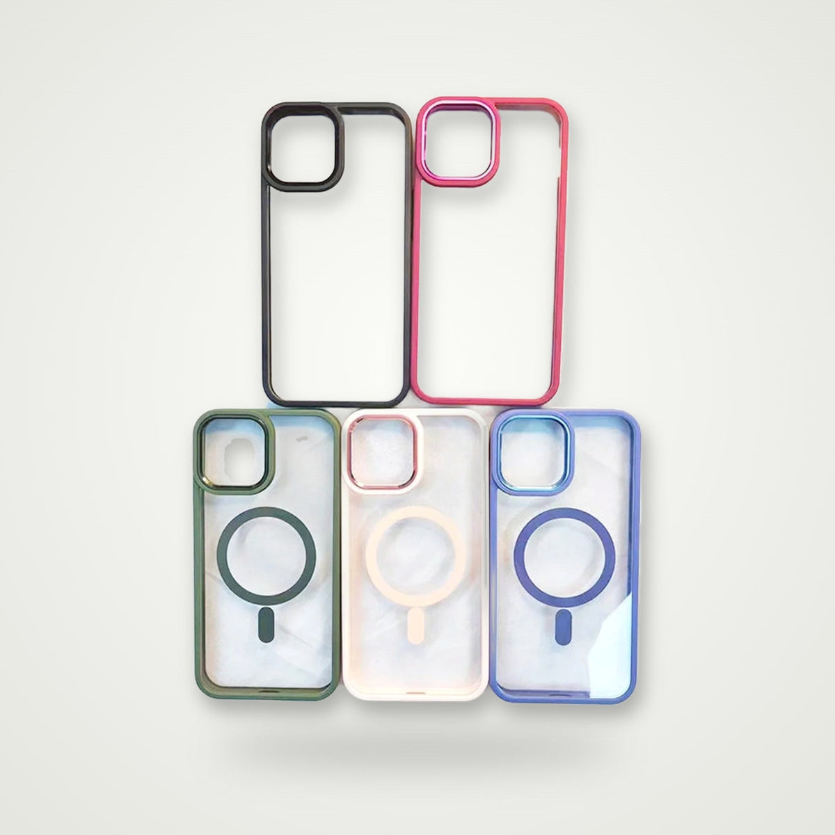 Clear magnetic case for iPhone 15