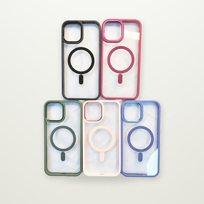 Clear Magnetic Case for iPhone 15