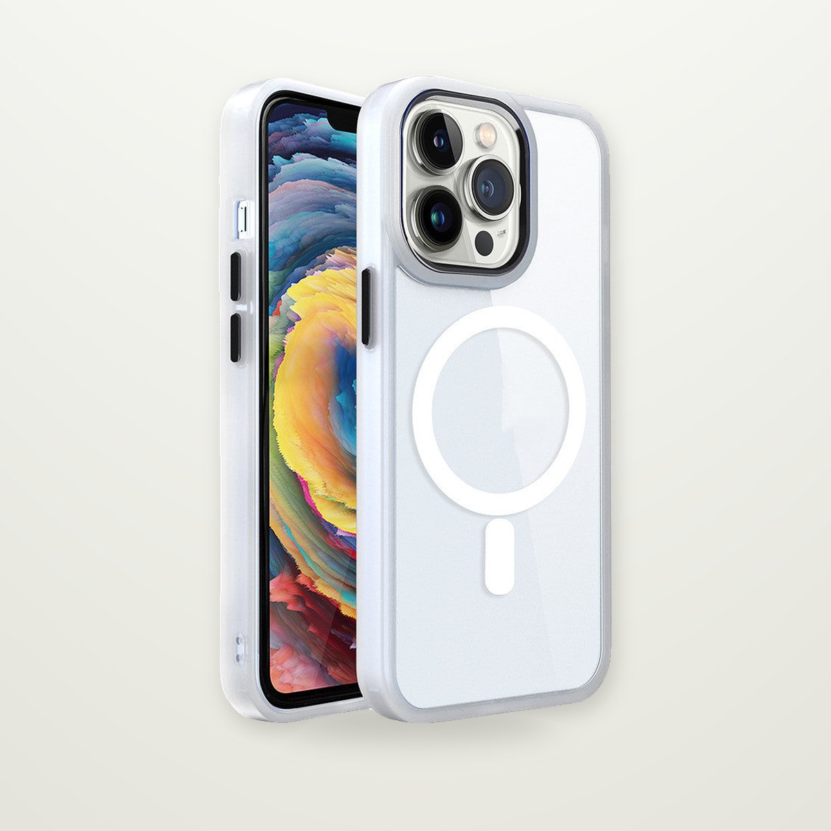 Clear Magnetic Case for iPhone 15