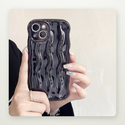 Plated Water Ripple Case for iPhone 13–16