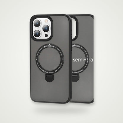 360° Rotary Stand Matte Case for iPhone 13–15