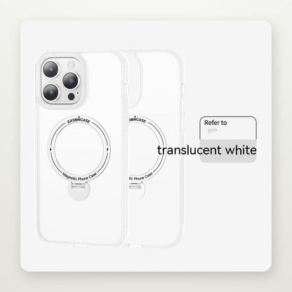 360° Rotary Stand Matte Case for iPhone 13–15