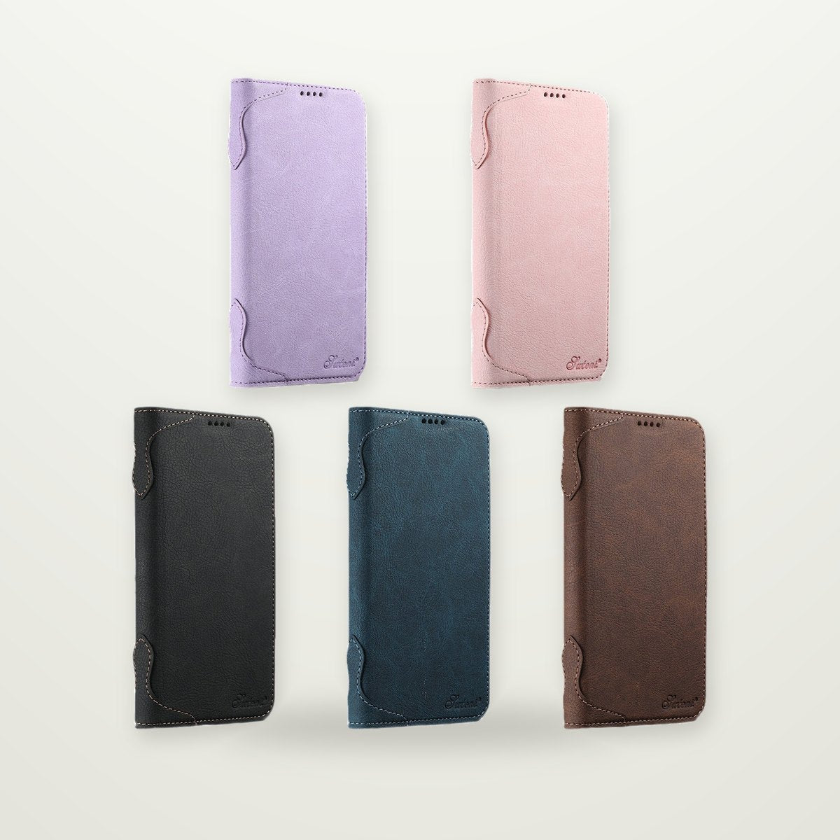 Flip Card Leather Case for iPhone 13–16
