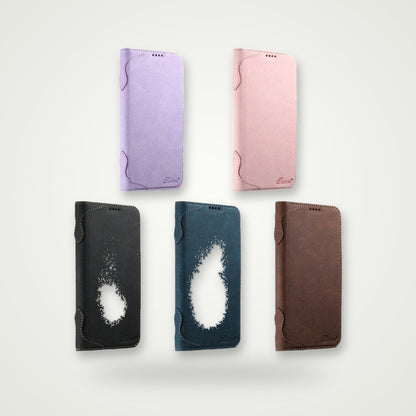 Flip Card Leather Case for iPhone 13–16