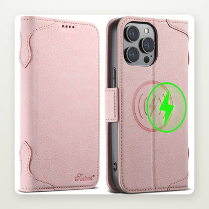 Flip Card Leather Case for iPhone 13–16