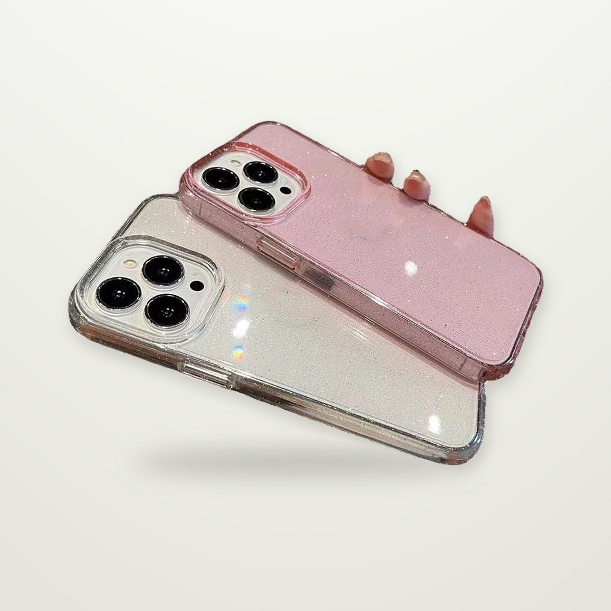 Slim Clear Hard Case for iPhone 13–16